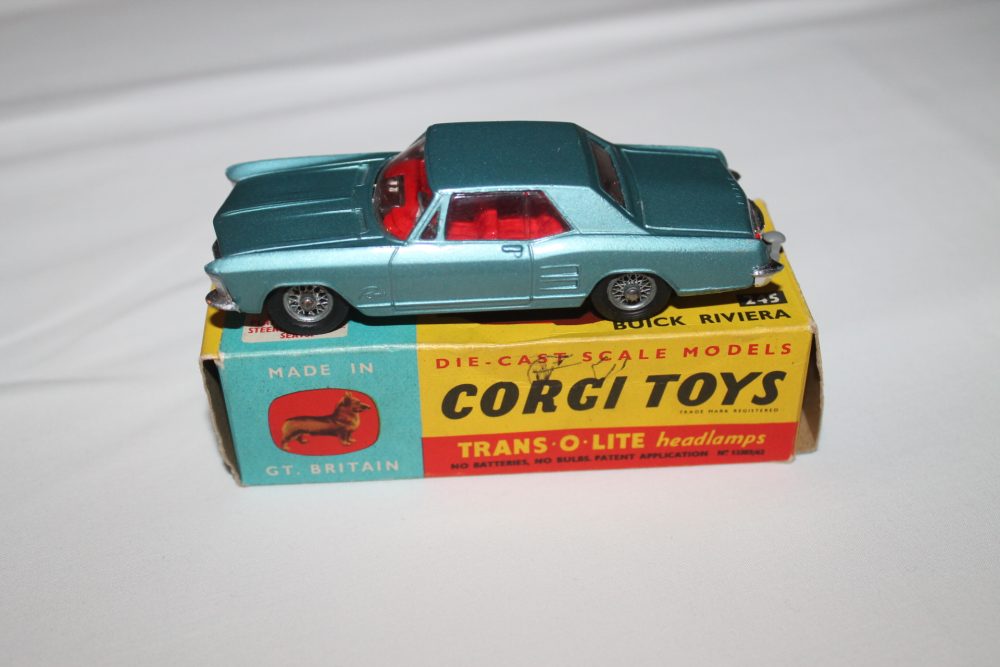 buick riviera sea green corgi toys 245