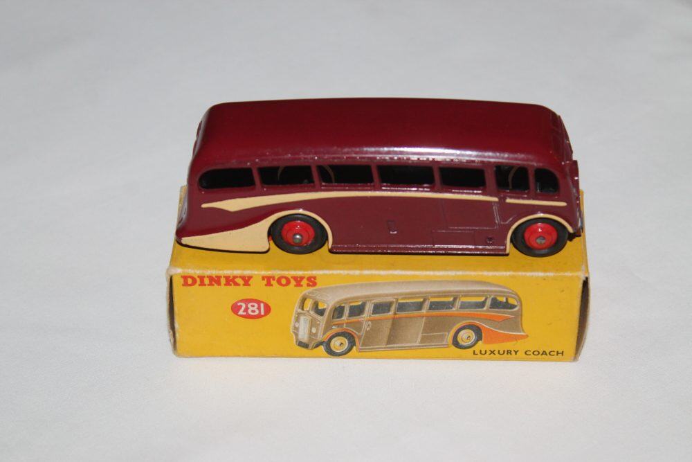 luxury coach dinky toys 281 side