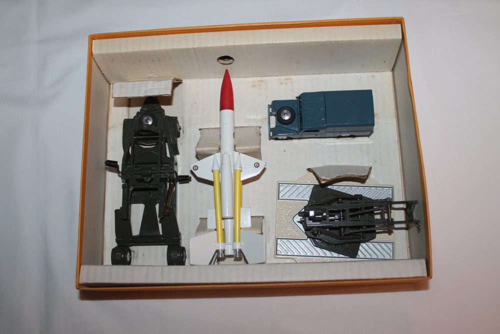 bloodhound guided missile raf set corgi toys 4 open box