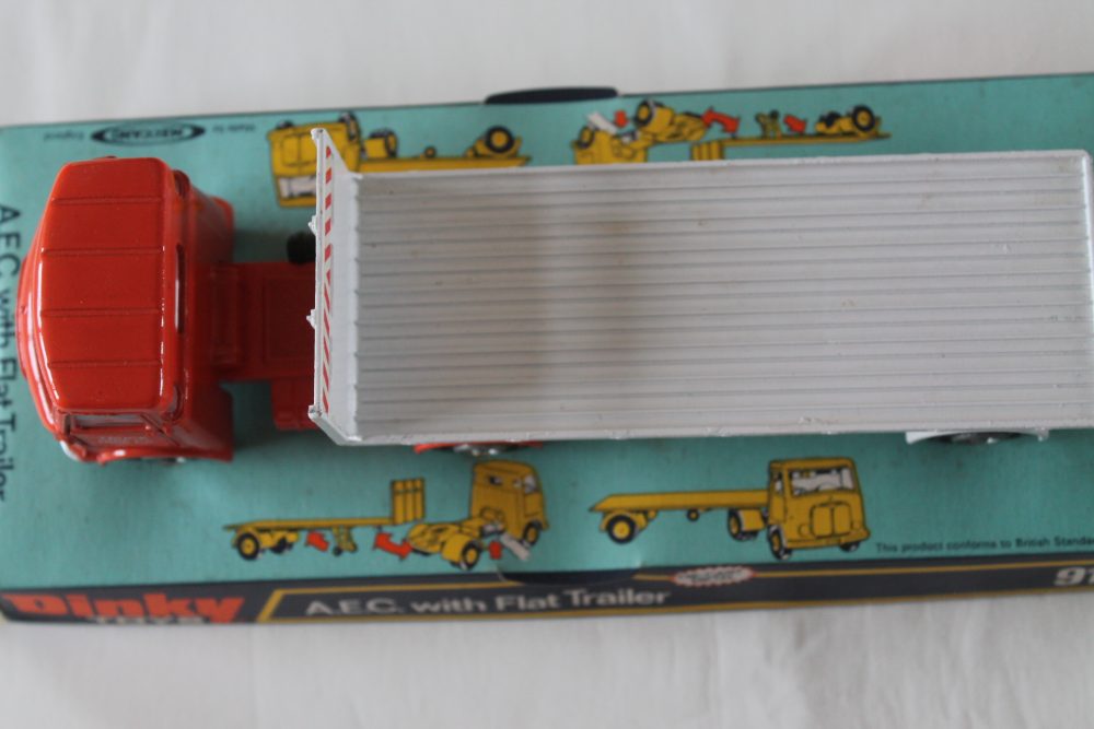 a e c with flat trailer dinky toys 915 top