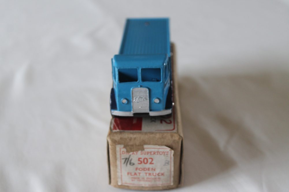 foden flat truck 1st cab dinky toys 502 front