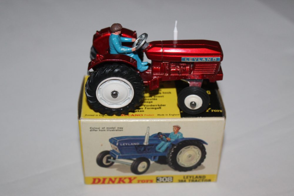 leyland 384 tractor dinky toys 308 side