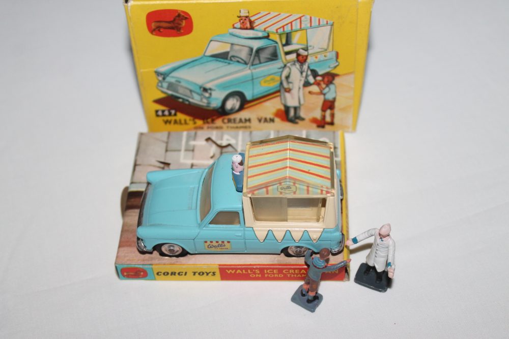 walls ice cream van ford thames corgi toys 447