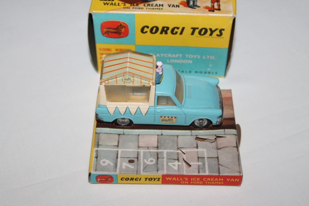 walls ice cream van ford thames corgi toys 447 side