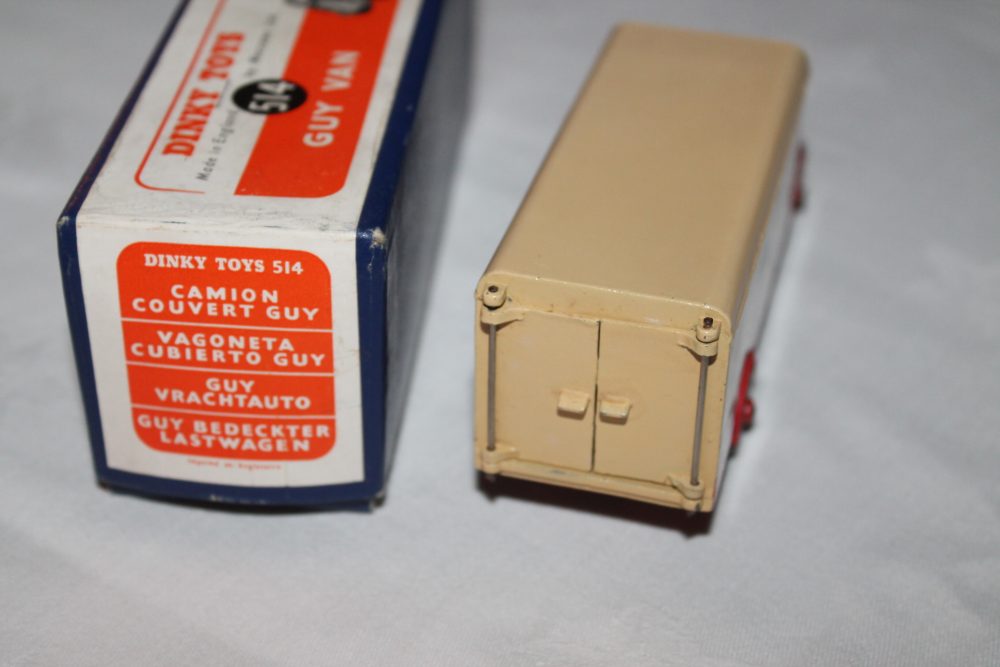 guy spratts van dinky toys 514 back