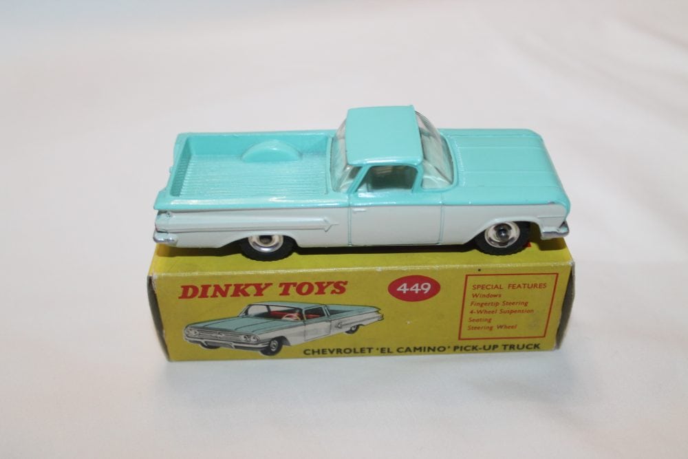 chevrolet el camino pick up truck dinky toys 449 side