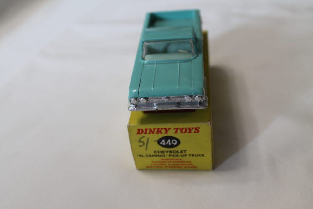 chevrolet el camino pick up truck dinky toys 449 front