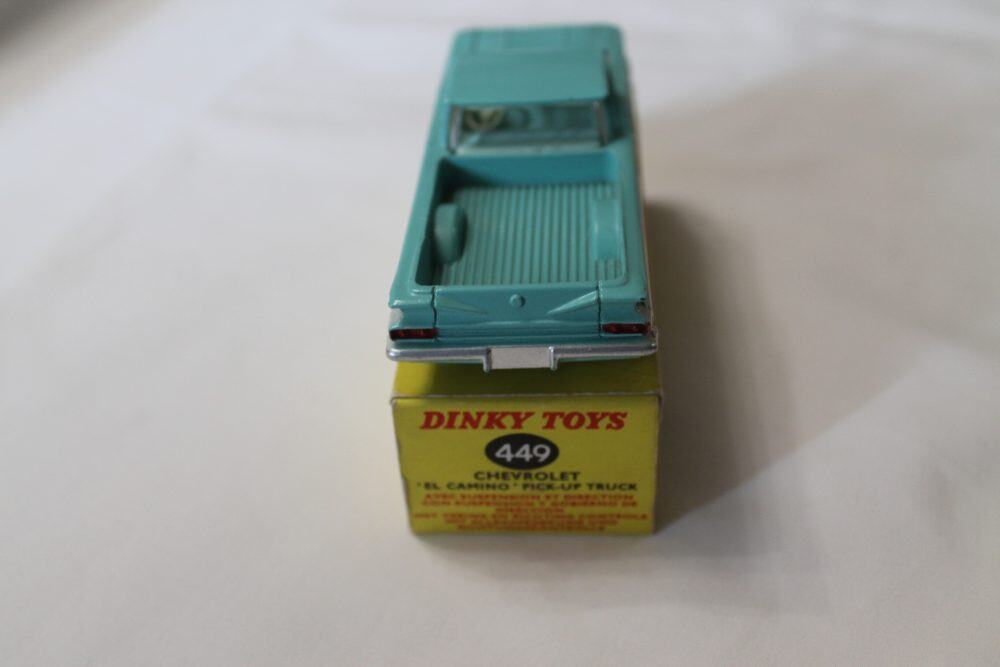 chevrolet el camino pick up truck dinky toys 449 back
