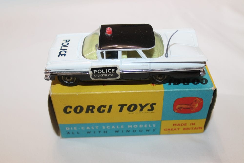 chevrolet police car corgi toys 481