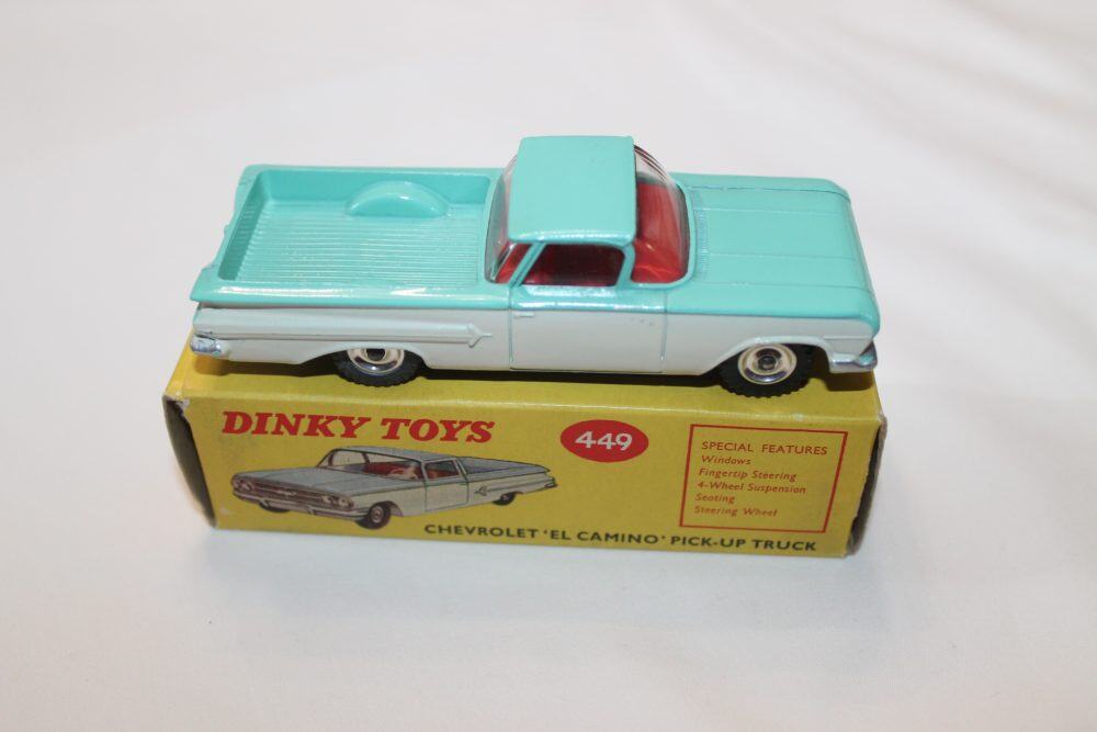 chevrolet el camino pick up truck dinky toys 449 side