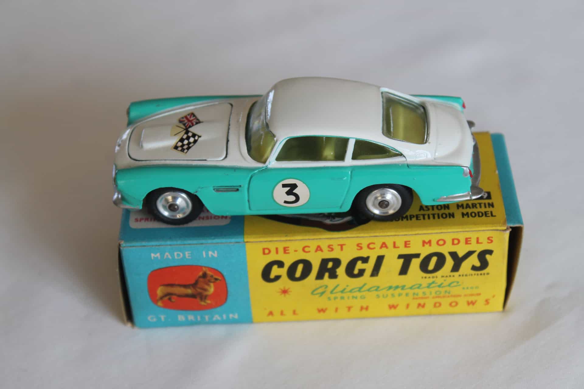 コーギーレトロミニカー CORGI TOYS【アストンマーチン D．B．4．】 Corgi 309 Aston Martin DB4 Competition RN3