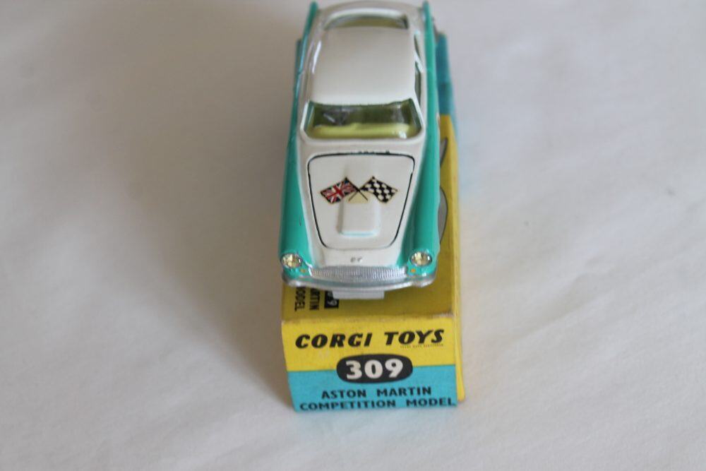 aston martin competition corgi toys 309 front
