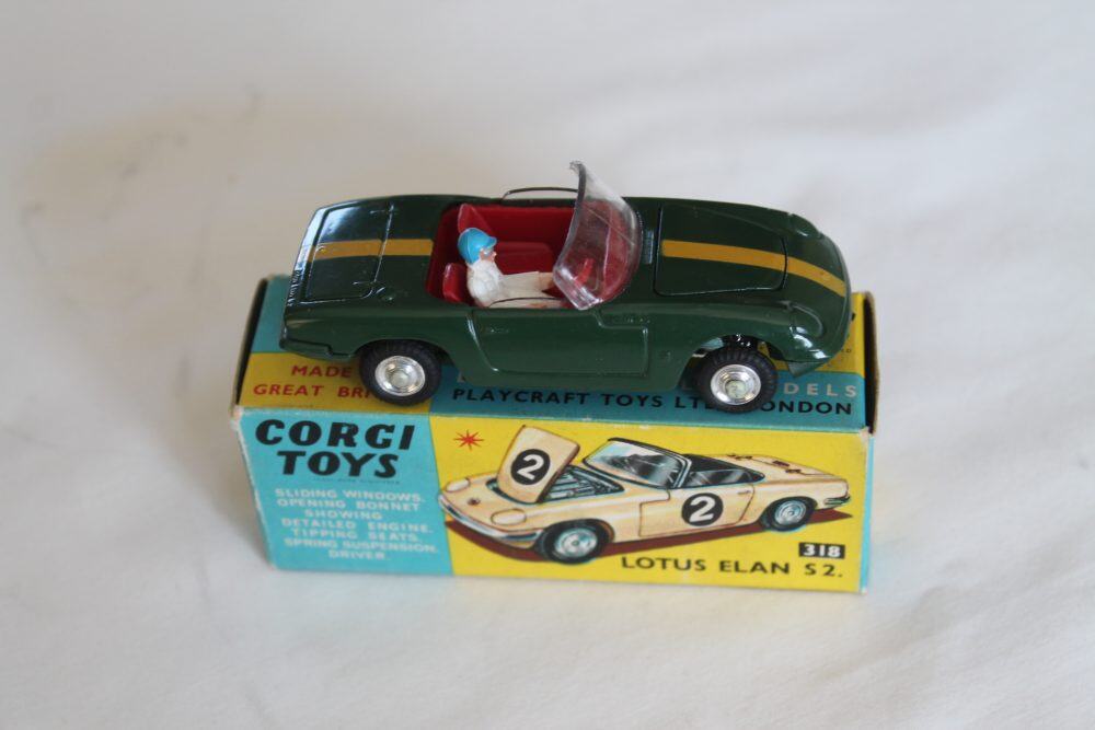 lotus elan s2 corgi toys 318 side