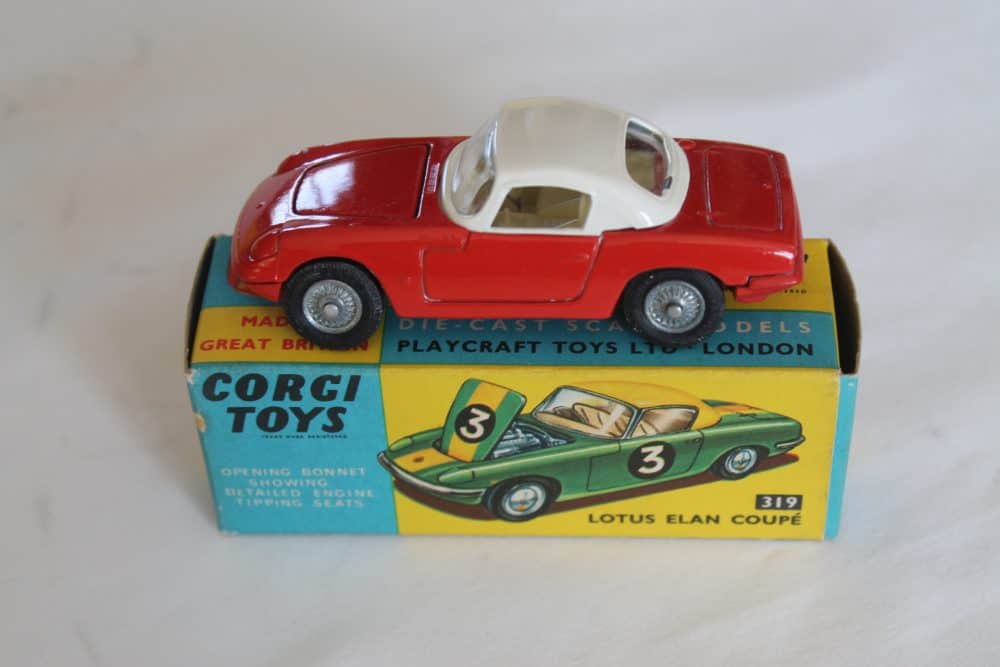 lotus elan coupe corgi toys 319