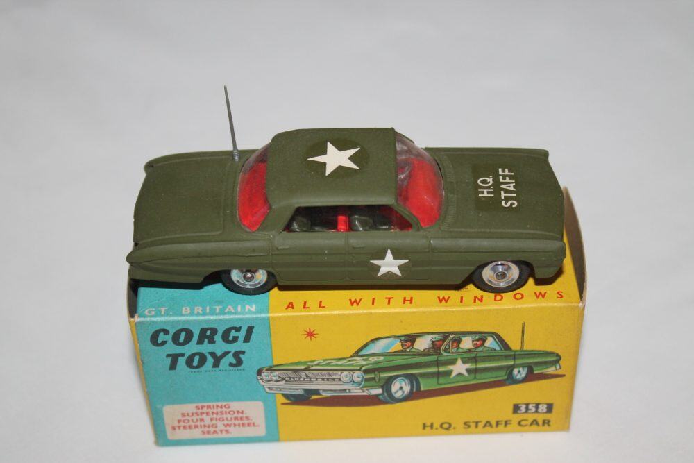 us army hq staff car corgi toys 358 side