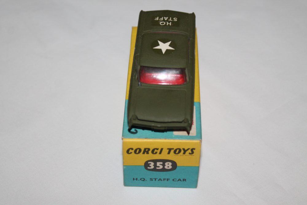 us army hq staff car corgi toys 358 back
