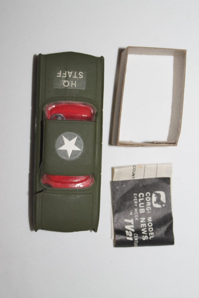 us army hq staff car corgi toys 358 top