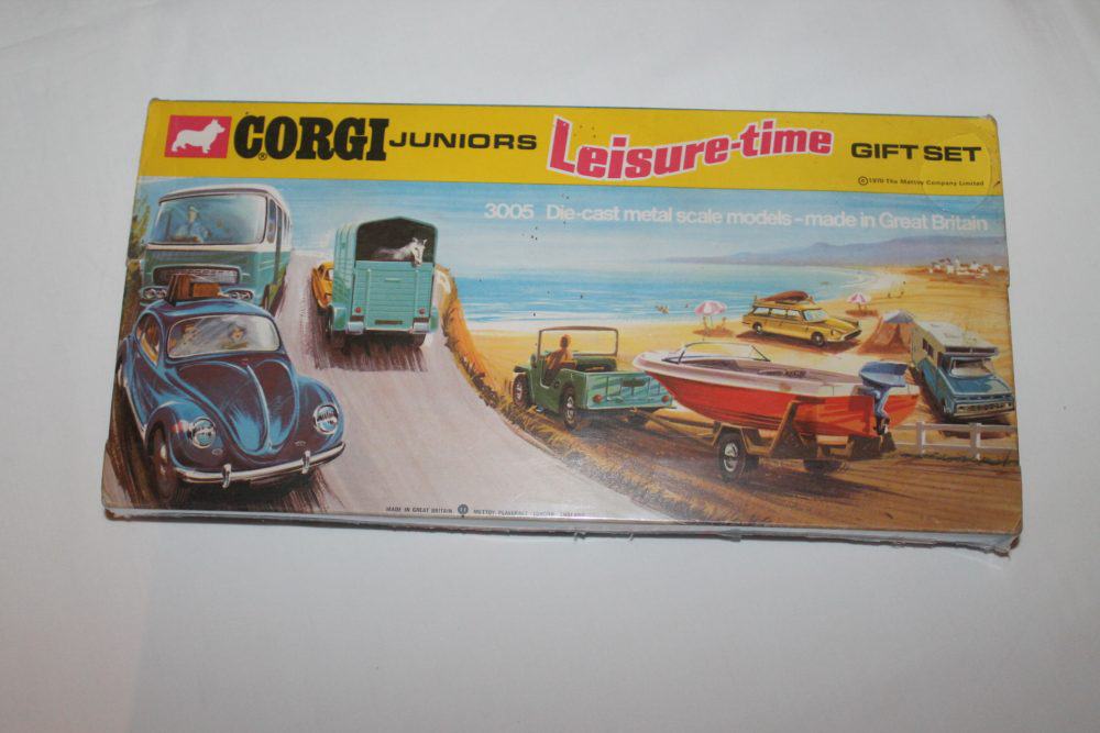leisure time gift set corgi juniors 3005 box back