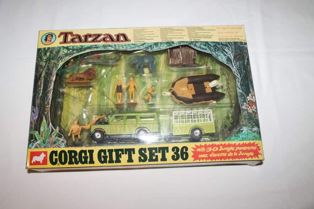 Tarzan gift set corgi toys gift set 36