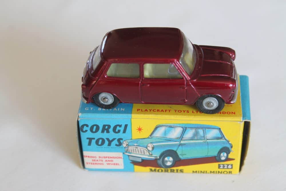 morris mini minor corgi toys 226 side