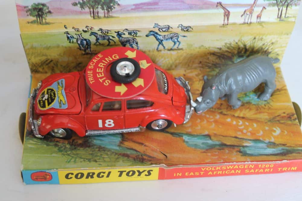 volkswagen 1200 in east african safari corgi toys 256