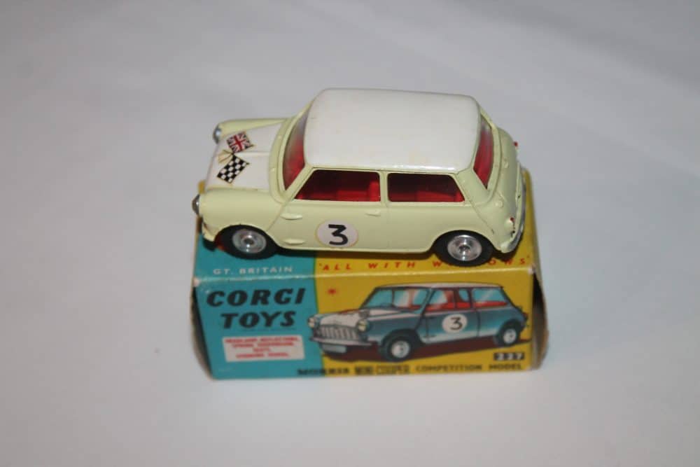 morris mini cooper competition corgi toys 227