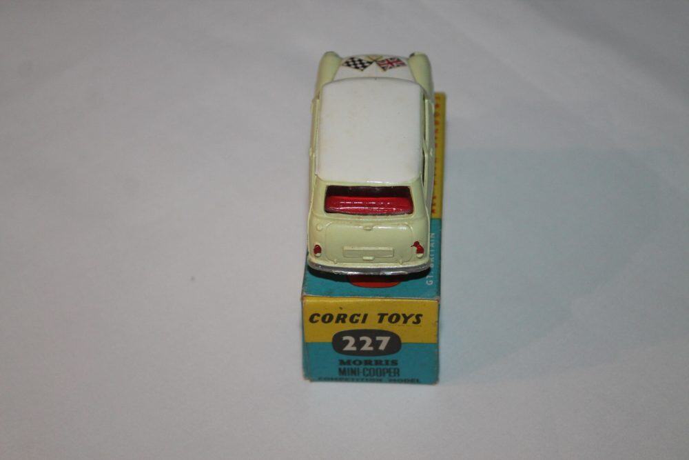 morris mini cooper competition corgi toys 227 back