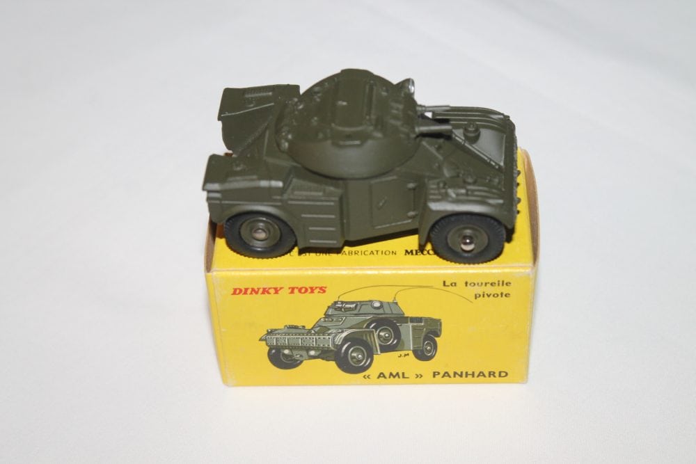 panhard armoured car french dinky toys 814 side