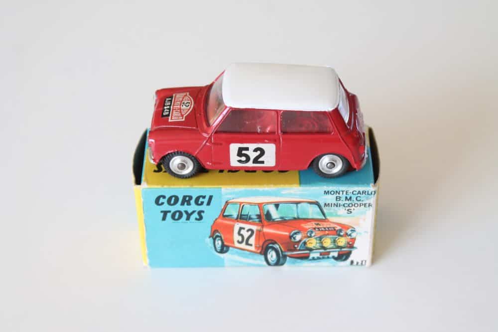 monte carlo bmc mini cooper s corgi toys 321