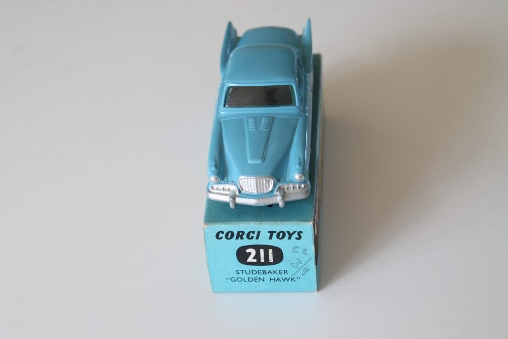 studebaker golden hawk corgi toys 211 front