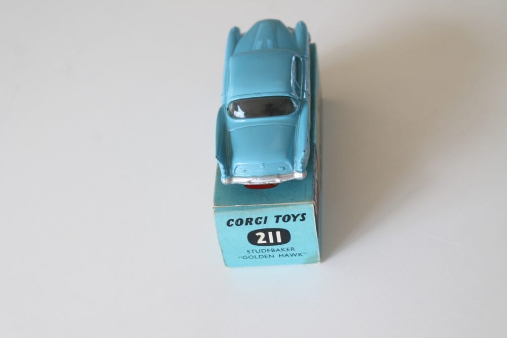 studebaker golden hawk corgi toys 211 back