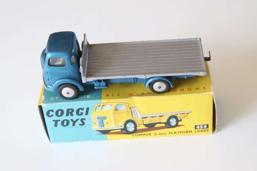 commer 5 ton platform lorry corgi toys 454
