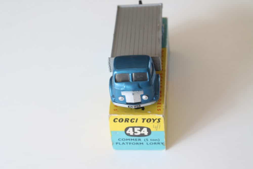 commer 5 ton platform lorry corgi toys 454 front