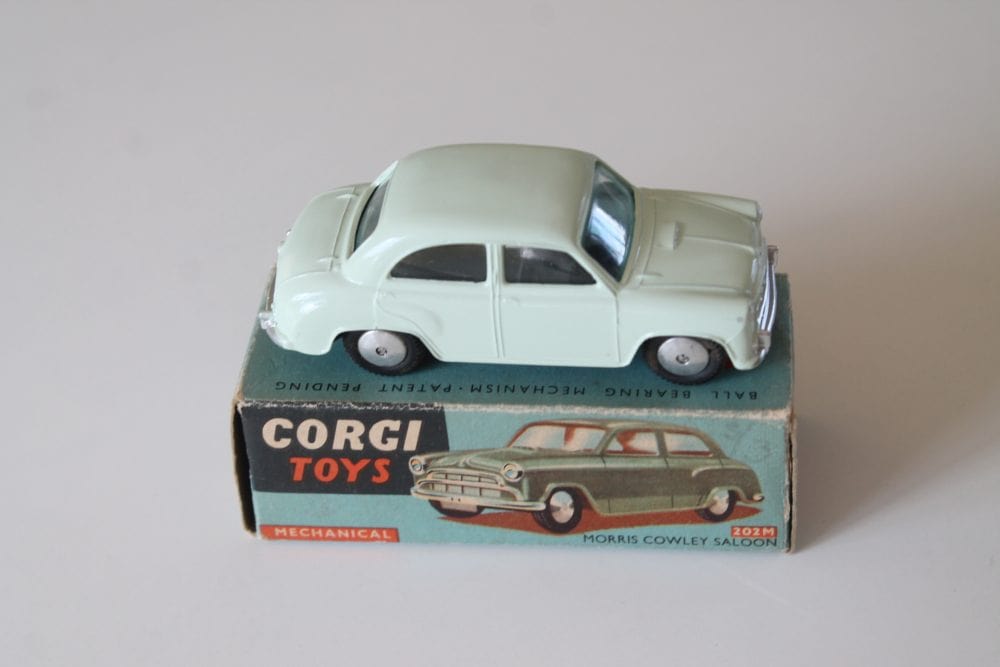 morris cowley mechanical corgi toys 202m side