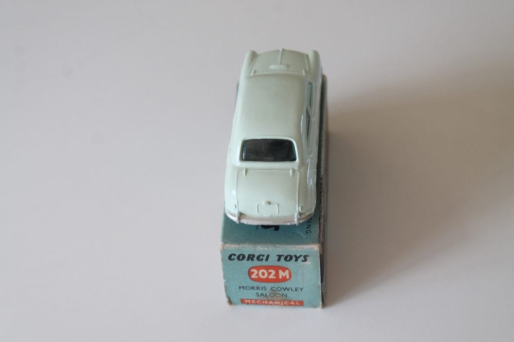 morris cowley mechanical corgi toys 202m back