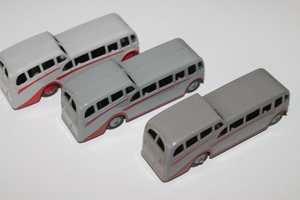 full trade box of observation coaches dinky toys 29f grey coaches picture 2