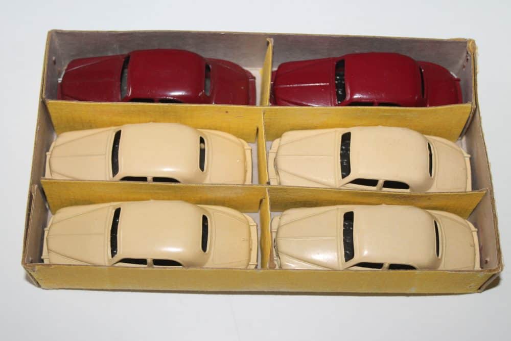 full trade box x 6 rover saloons dinkys toys 140b