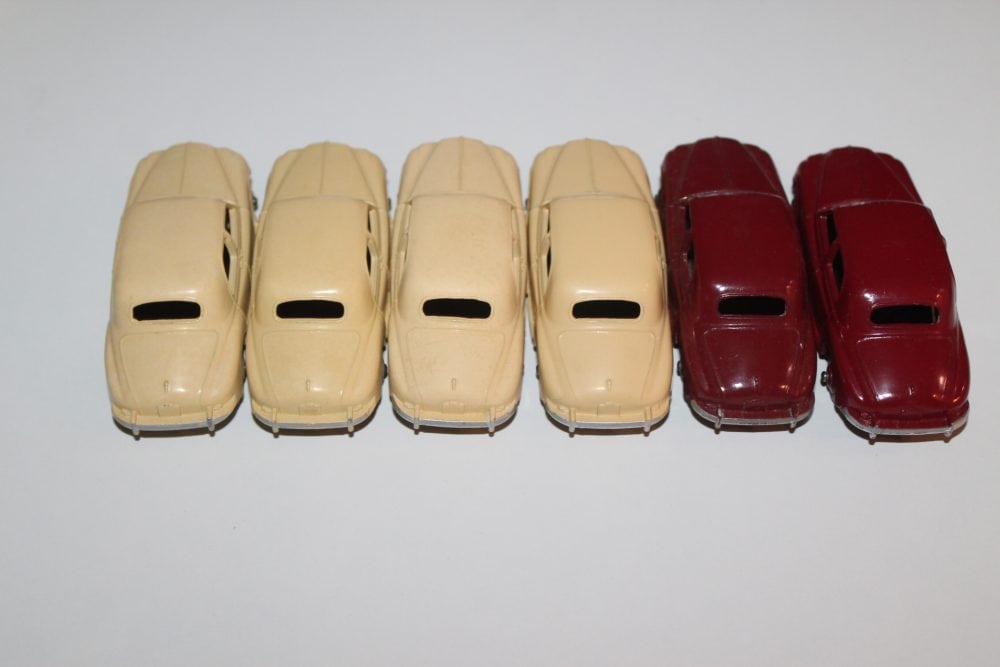 full trade box x 6 rover saloons dinkys toys 140b back