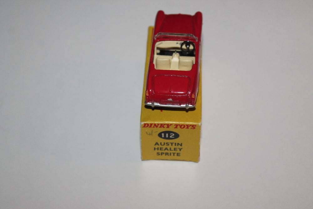 austin healey sprite dinky toys 112 back