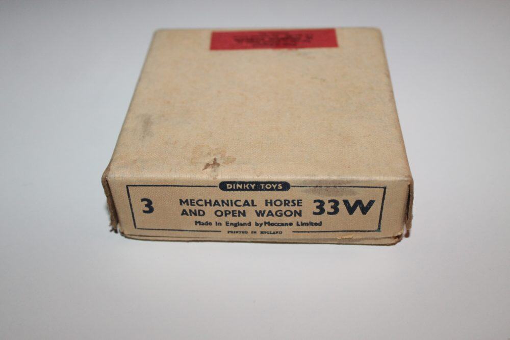 full trade box of early mechanical horses dinky toys 33w box