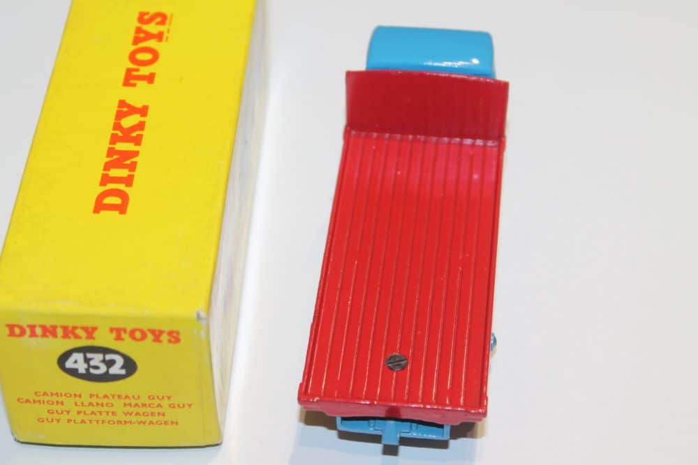 guy flat truck lorry dinky toys 432 back