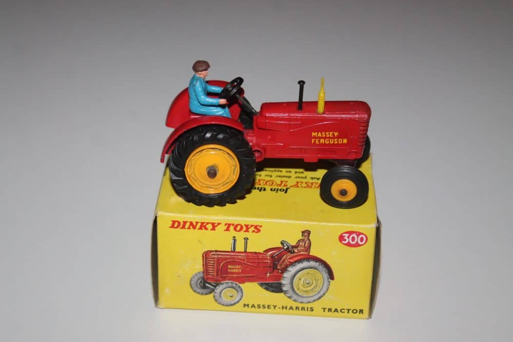 massey-ferguson tractor dinky toys 300 side