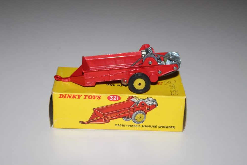 massey-harris manure spreader dinky toys 321