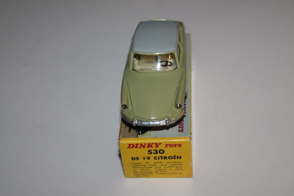 美品　仏製DINKY TOYS CITROEN DS19 ミニカー French Dinky 501 Citroen DS19 POLICE - QDT