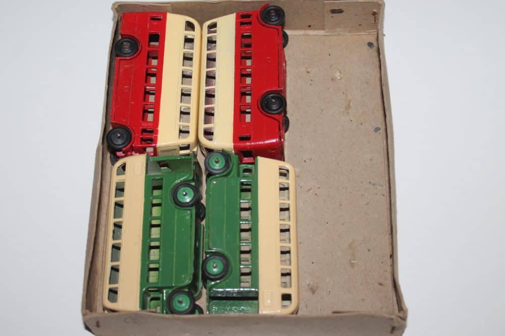 double decker trade box dinky toys 29c open box