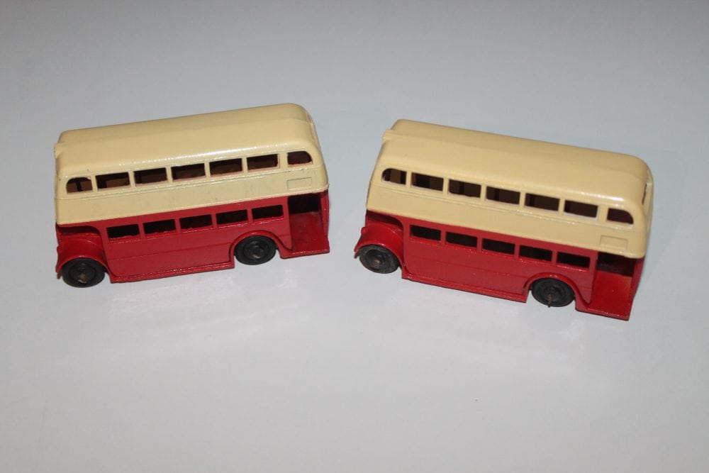 double decker trade box dinky toys 29c left side red