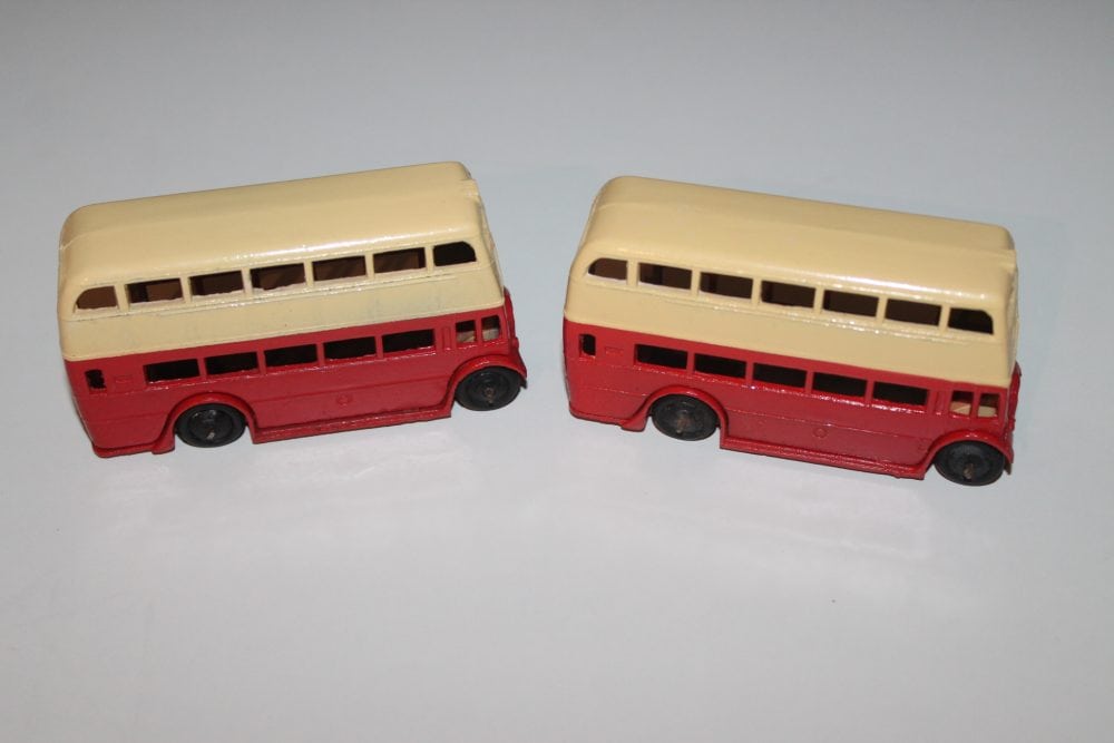 double decker trade box dinky toys 29c right side red