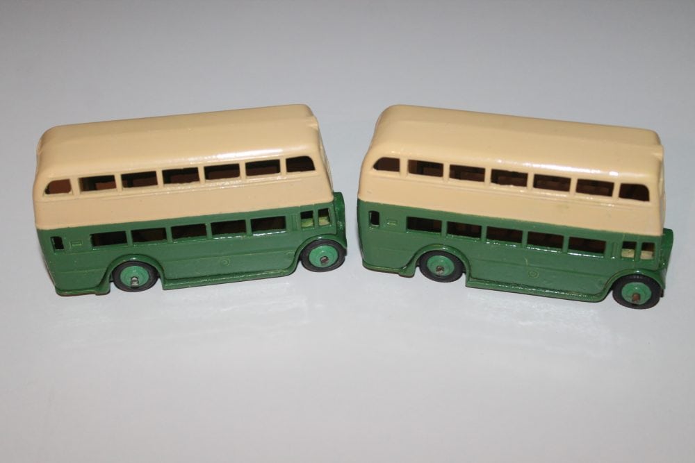 double decker trade box dinky toys 29c right side green