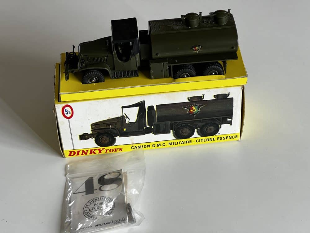 Detailed model of French G.M.C military petrol tanker for collectors.