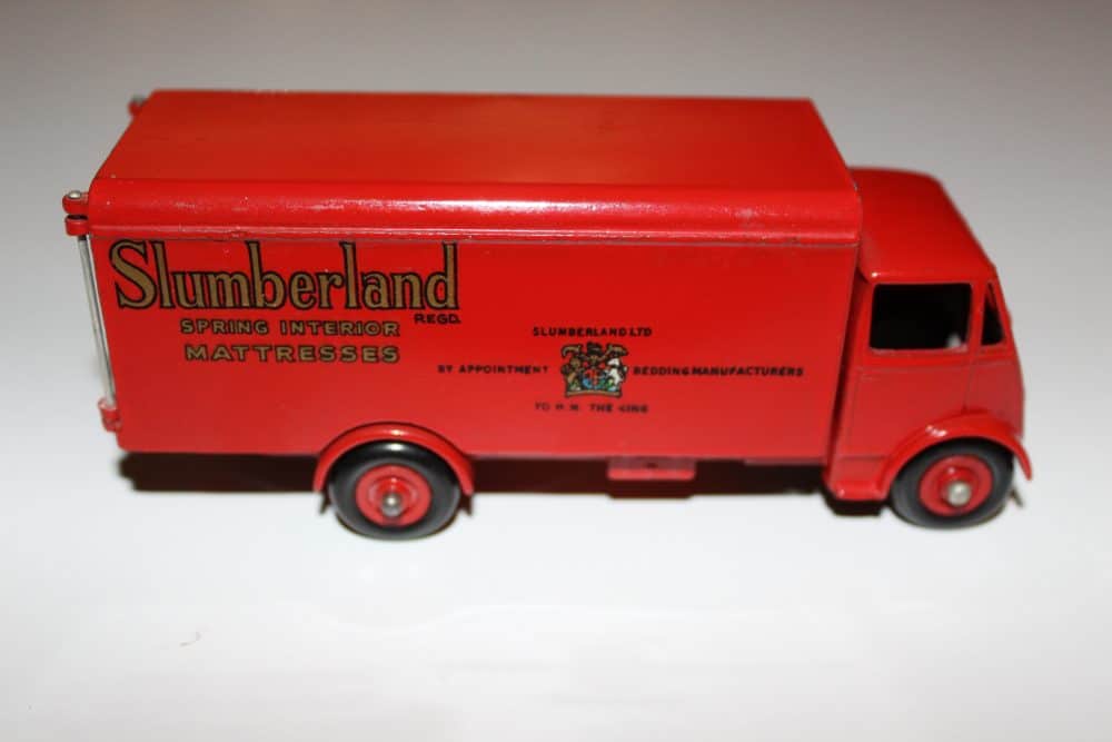 Dinky Toys 514 Guy Slumberland Van - vintage diecast model for collectors.
